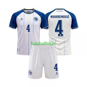 Fußballtrikots Bosnien und Herzegowina Tarik Muharemovic 4 Kinder Auswärts Trikotsatz WM 2026